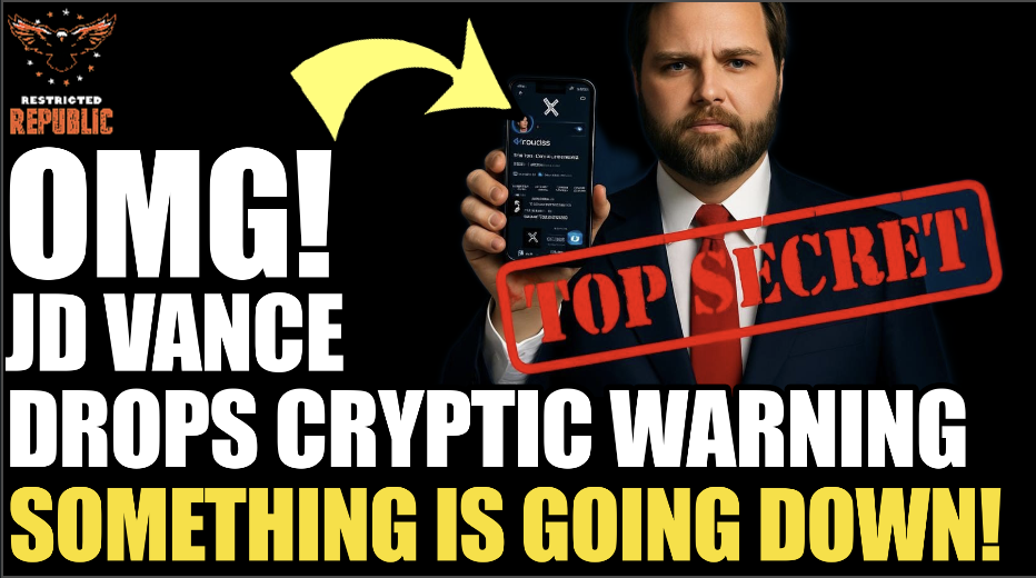 OMG! VP Vance Drops Cryptic Warning! Something’s Up! 